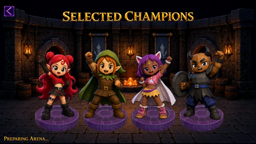 macOS/tvOS Game - Selected Champions Lobby