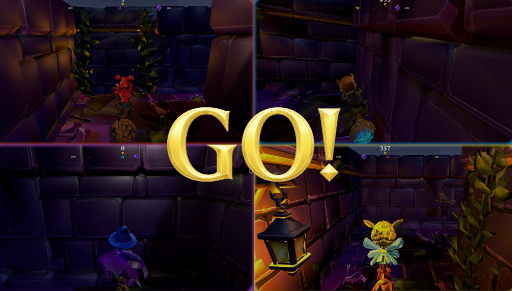 macOS/tvOS Game - 4-Player Splitscreen Gameplay