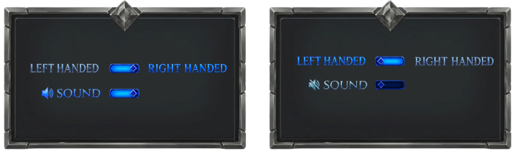 Options Settings Layout