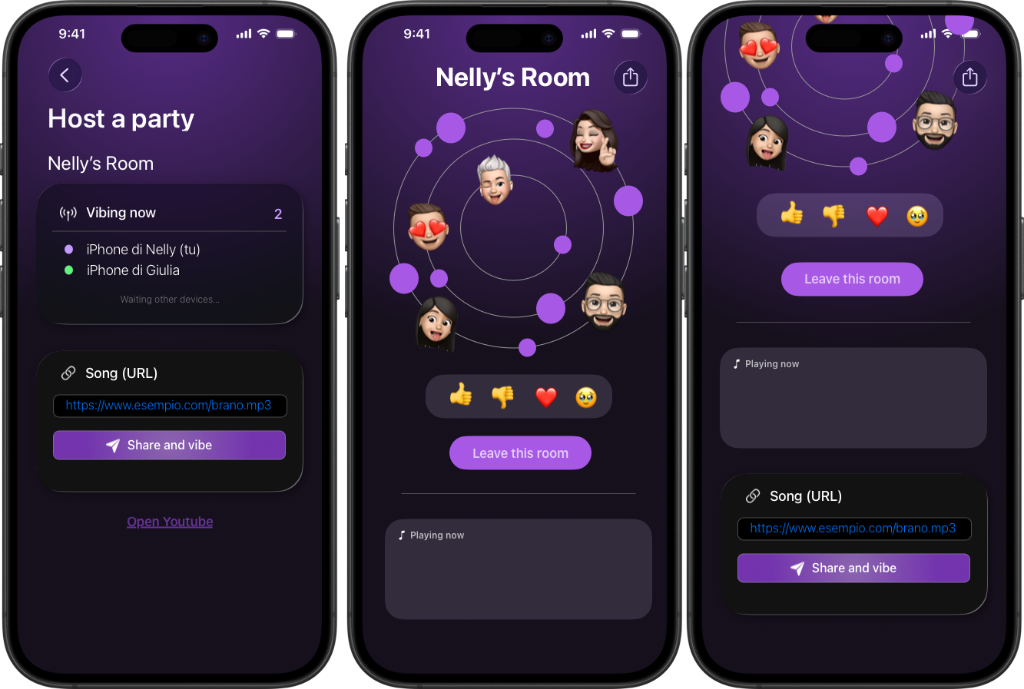 OctoJam Lobby & Sync Orbit Screens